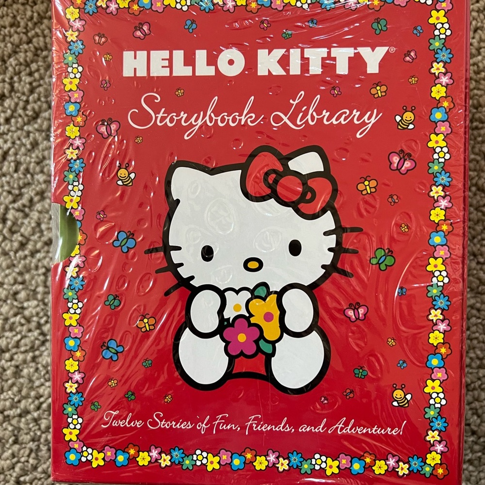 Sanrio Hello Kitty Storybook Library 12 Hardcover Book Set BRAND NEW